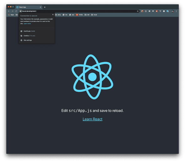 React app